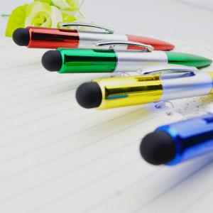 2015 hot-selling high quality LED light ballpen，Ballpen with touch screen and LED light