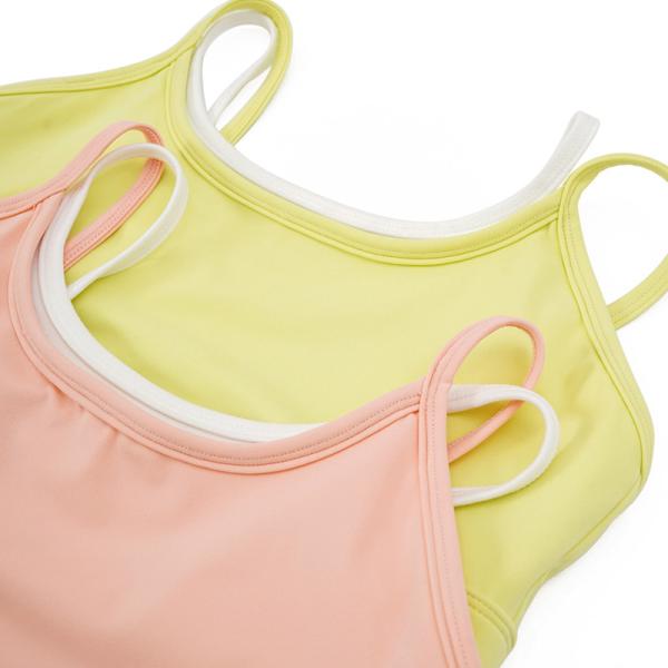 Das mulheres cor-de-rosa do lazer de Custom Logo Ladies Sports Bras Yellow do fabricante da fábrica do Oem veste do exercício