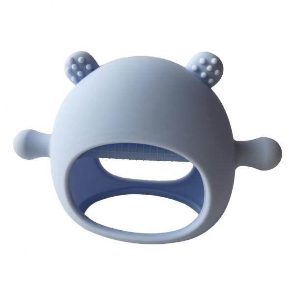 BPA Free Silicone Baby Teether Toys Panda Shape Food Grade Customized