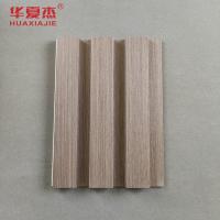 Panneau de mur en bois du grain WPC pour la décoration de mur d'intérieur/extérieure