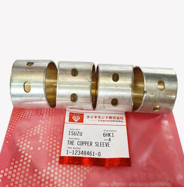 1-12348461-0 Engine Spare Isuzu Parts Connecting Rod Bush Copper Sleeve For 4HK1 6HK1