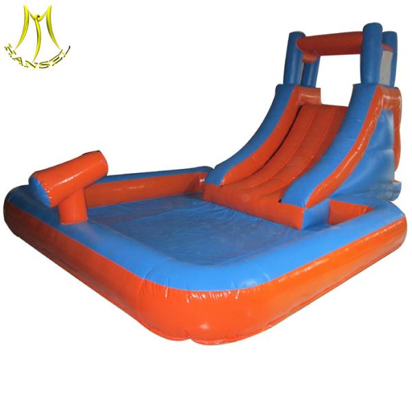 Hansel house lowest price trampoline park inflatable water slide for shopping mall