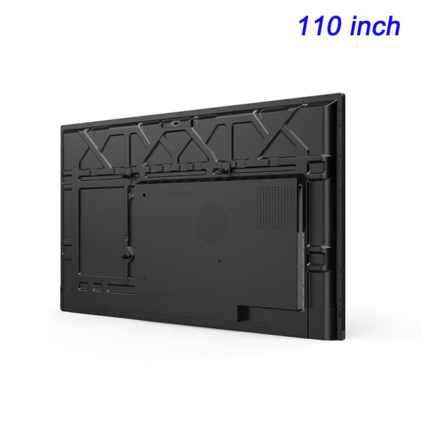 110 inch Interactive Whiteboard Smart Interactive Flat Panel 4K UHD Panel With Android and Windows Dual System