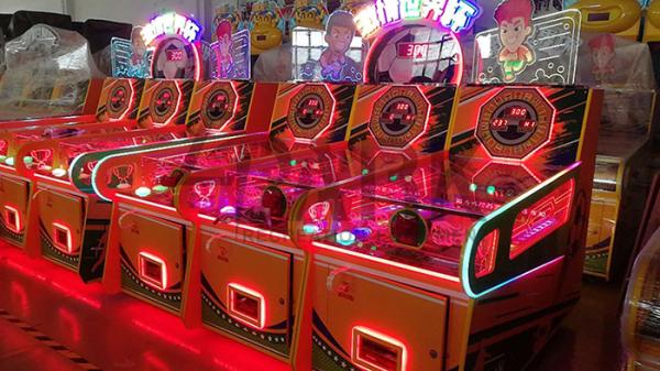 Amusement Park Football Redemption Game Machine Three In One Pay Out Tickets Hole