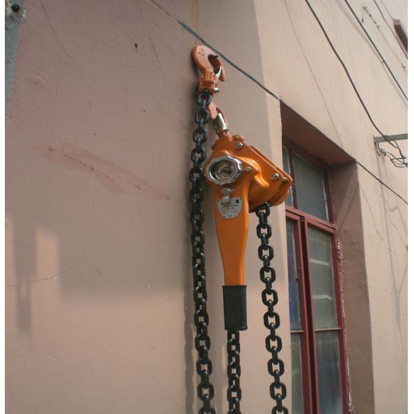 Capacity 6 Ton Basic Construction Tools Lever Hoist Lifting Height 1.5m Chain Dia 10mm