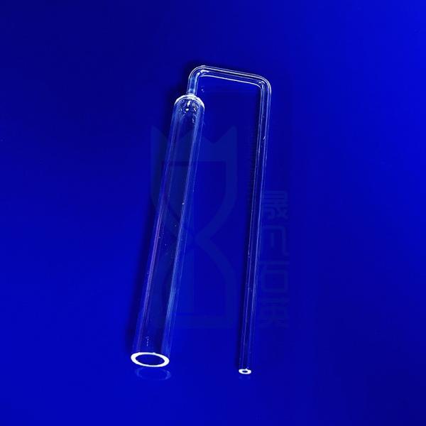 BET de laboratório personalizado tubo de amostragem de vidro de quartzo resistente a altas temperaturas