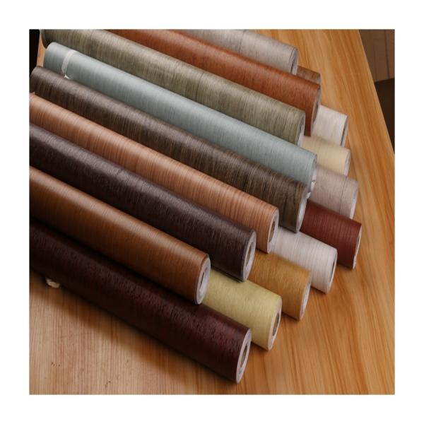 Removable Self Adhesive Wood Wallpaper for Furniture Door Waterproof Wood Grain Wallpapers Wood Film
