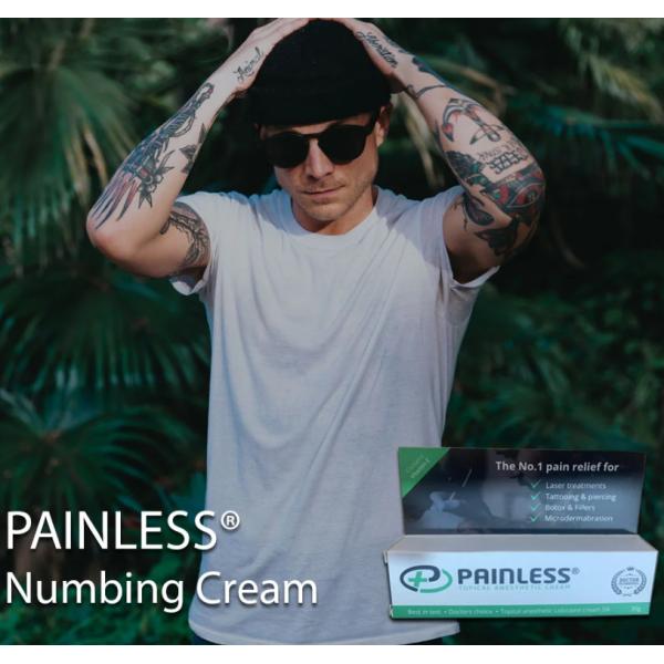 CE SGS Painless Numb Cream 30g Numb Tattoo Cream No Pain In Mind