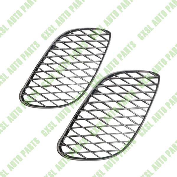 For Bentley Continent Supersports Extreme Speed Version Chrome Front Left & Right Bar Grille Air Inlet Mesh OEM 3W8807682 3W8807683