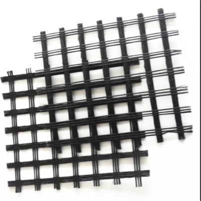 Biassiais Poliéster Geogrid 80-80 PET para solidificação de estrada 0.2mm-4mm espessura