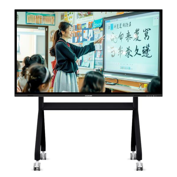 Affichage tactile 4K Interactive Smart Board Station de travail tout-en-un Parfait pour les réunions technologie tactile IR précise 20 points tactiles