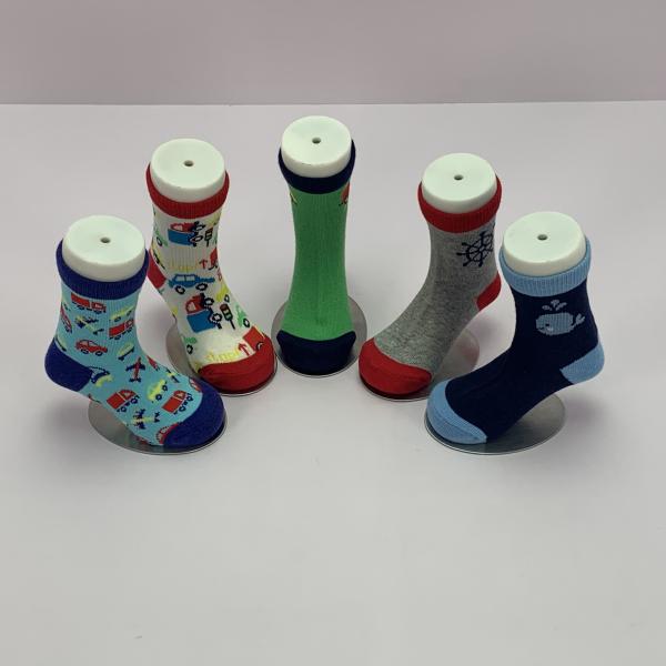 70%Cotton 28%Polyester 2%Spandex Winter Infant Children Breathable Thick Knitted Socks