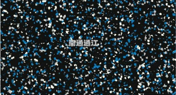 No toxic shock absorption mixed blue-white color speckled EPDM rubber sheet tiles/ rolls