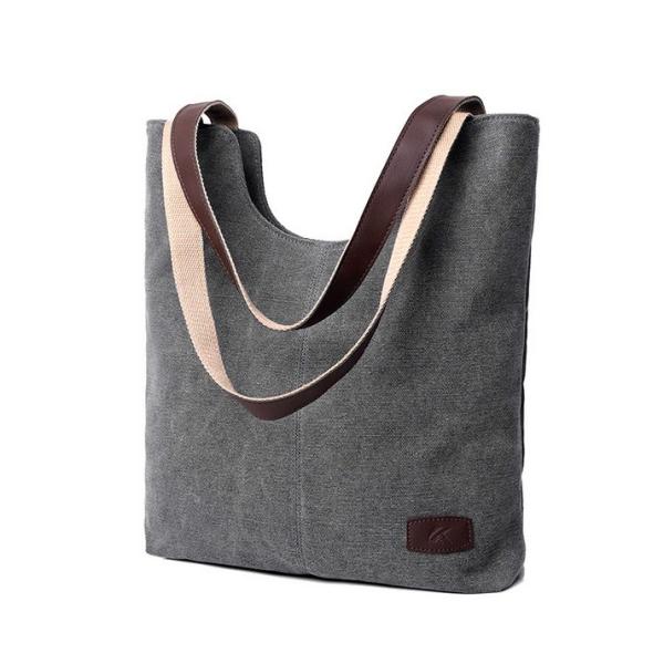 Cotton canvas spring new Korean women casual shoulder bag large capacity shopping bag