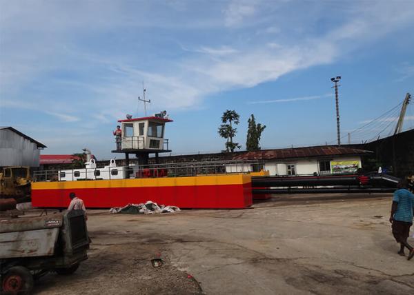 Material de aço de dragagem do corpo do navio da liga do equipamento do reservatório não automotor