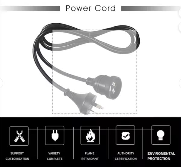 Australian 3-Pin Extension Cord 10A/15A SAA Approved PVC Cable