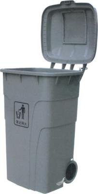 Plástico resistente exterior estando do escaninho de desperdício 100L do cinzeiro 120L