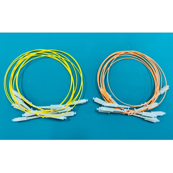 SC-SC-1M Simplex Multi Mode Patch Cord 1.3mm Yellow and Orange LSZH Patch Lead