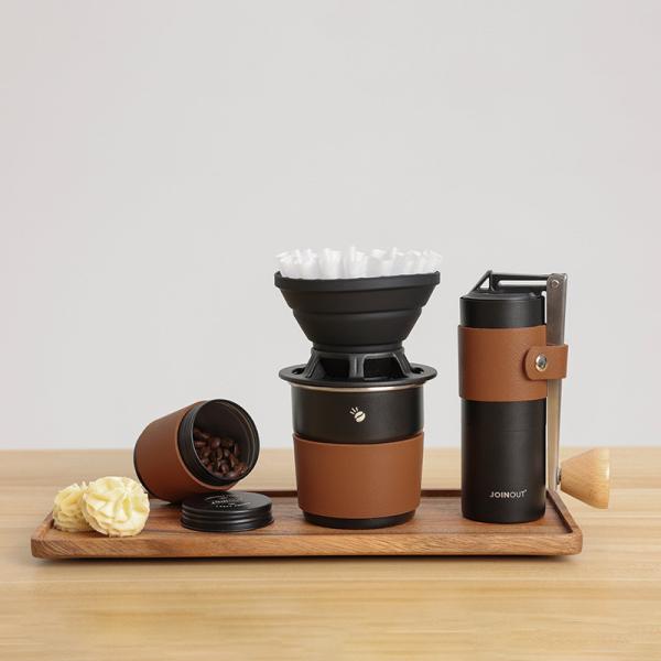 Convenient and Europe Design Style Outdoor Portable Folding Manual Coffee Grinder Sets