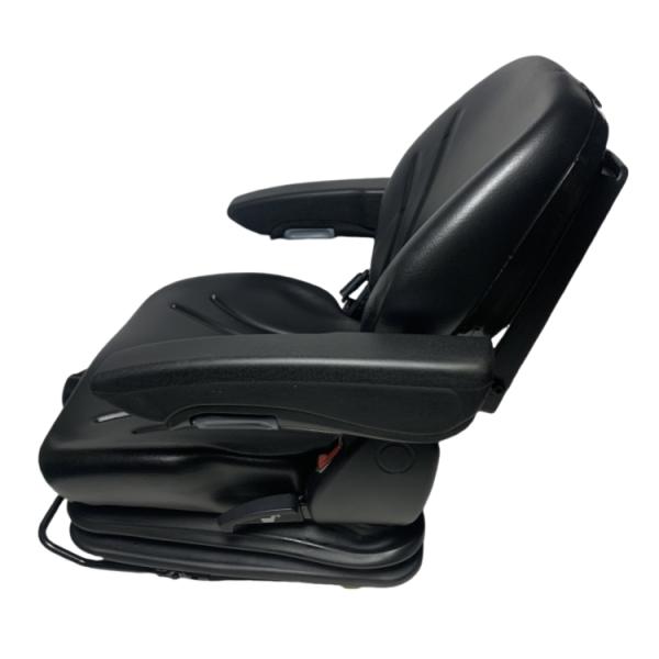 Universal Forklift Seat with Integrated Steel Armrest Fold Down Backrest and Long Working Life