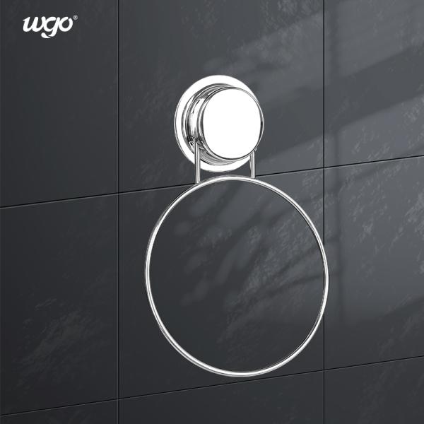 Диаметр прилипателя ISO9001 160mm держателя кольца полотенца Bathroom ПК материальный