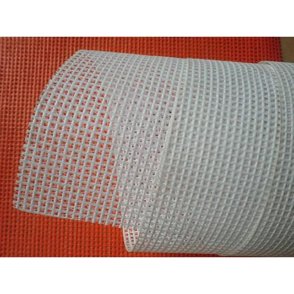 Orange Fiberglass Mesh Fabric Chemical Stability For Wall Reinforcement