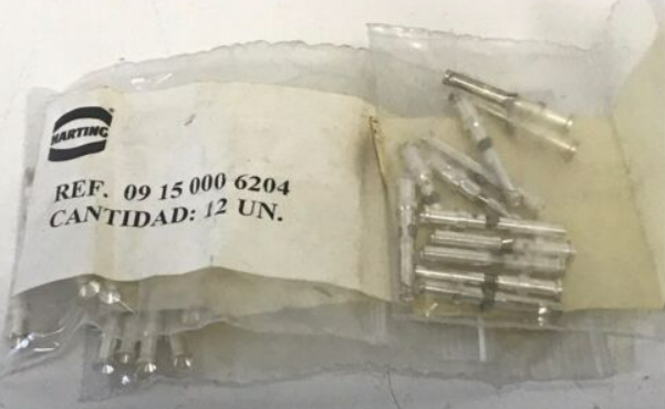 Harting 09 15 000 6121 Контактный H.D. Кримп-Пин 16awg Тяжелая нагрузка