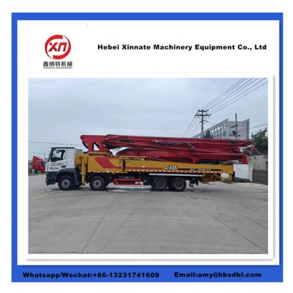Sany 56m Used Concrete Pump Truck Secondhand Concrete Mobile Pump