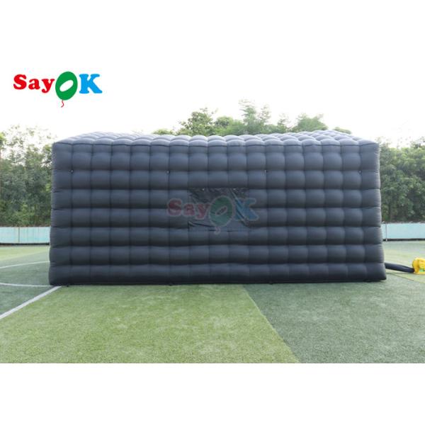 Черный диско надувный свет Мобильный ночной клуб палатка портативная вечеринка светодиодное освещение для аренды надувных ночных клубов