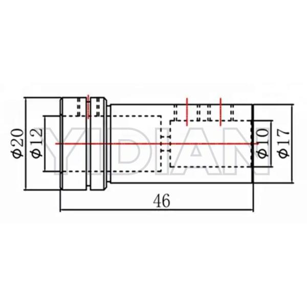H-12X46 Удерживатель сверла быстрая смена Чак для сверла CNC