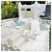 Kids Party Rental Equipment Ball Pit Balls Toddler Bounce House White Soft Play