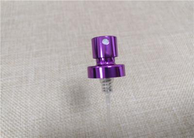 Purple Color PP Perfume Pump Sprayer Aluminium Material Eco Friendly