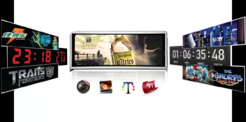 Реклама на крыше такси 4G P5 Двусторонний светодиодный дисплей на улице