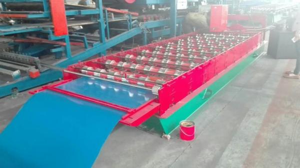 Steel Roofing Sheet Manufacturing Machine , 4 Kw Purlin Roll Former