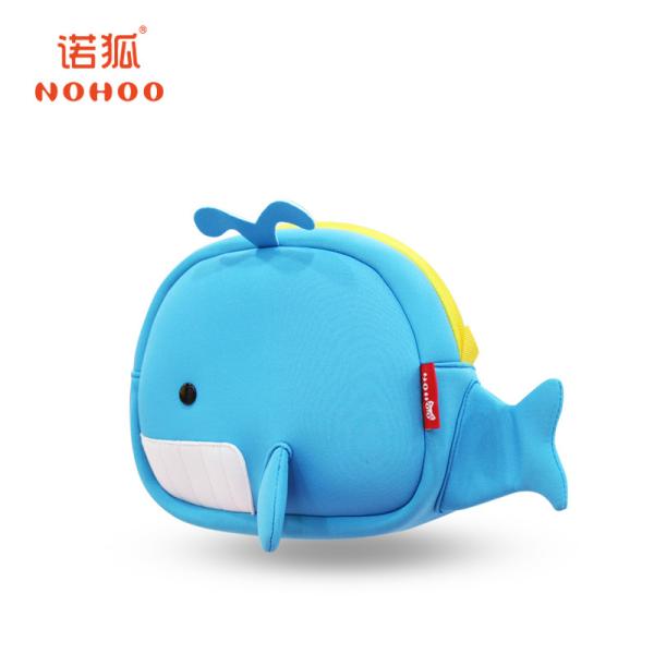 Whale Design Kids Sling Bag Softback Waterproof Neoprene Material 