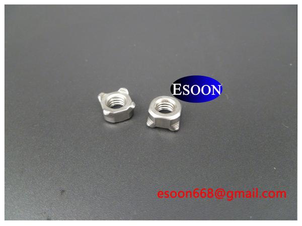 M10*1.0/M10*1.25 Carbon Steel DIN 928 Square Weld Nut,Plain surface,Grade 8