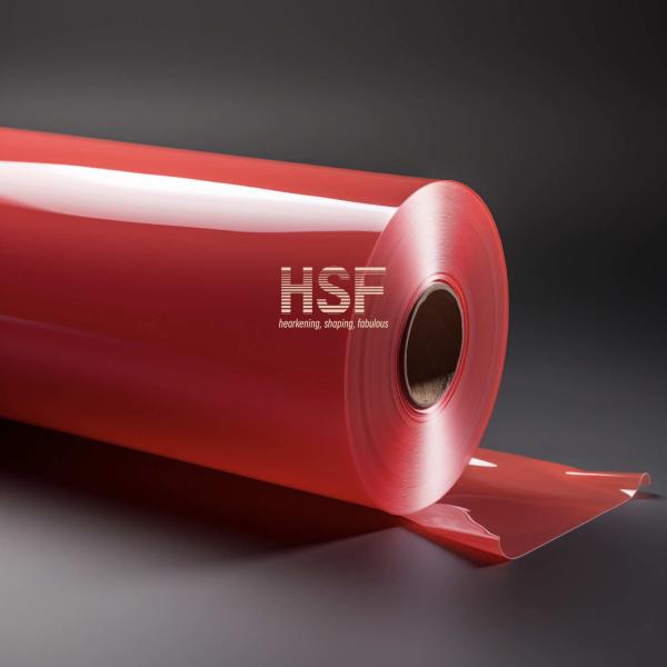 80μm Opaque Red CPP Silicone Coated Release Film with Customizable Release Force for Adhesive Manufacturing