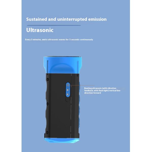 4 Ultrasonic Wave Heads High-Power Dog Training Belt Flashing Light Waterproof IP67 Rechargeable Battery 20+ Hours Bark Control