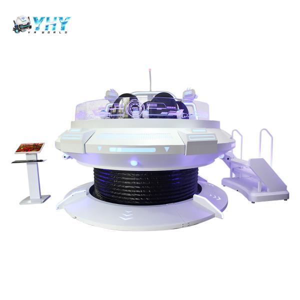 VR UFO Shooting Arcade Machine 360 Degree Simulator 3 DOF Movement Platform Virtual Reality Equipment