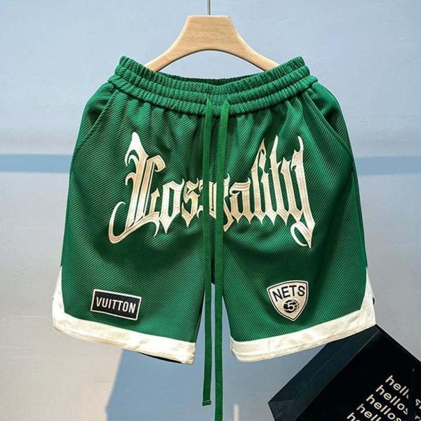 Esportes de Verão Correr Treino Corrida Atlética Fitness Track Corredor Shorts Mesh Custom Gym Retro Basketball Shorts Homens