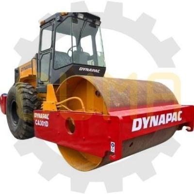 Used Road Roller Dynapac CA301D CA30D CA25D 2018 Single Double Drum with CHANGFA Engine