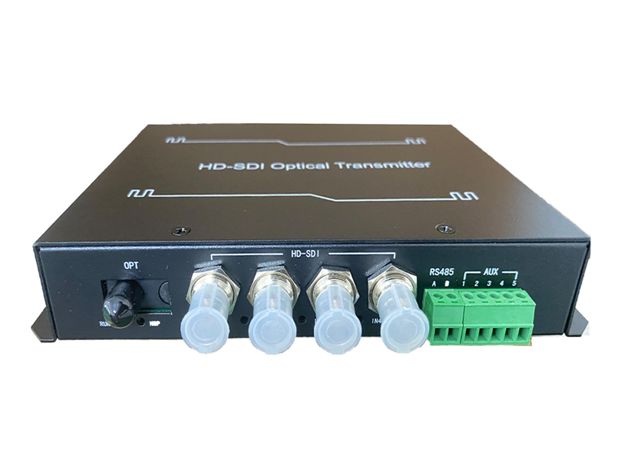 Конвертер волокна 4CH HD-SDI/3G-SDI с 1 портом SC/FC/ST/LC