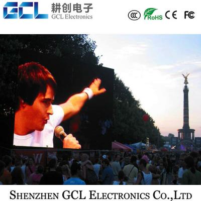 P10 rental full color advertising/stage LED display/ video wall/panel