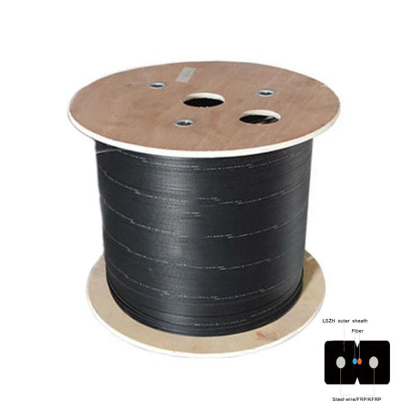 Le PVC ignifuge de câble optique de fibre de noyau de GJYXFCH FTTH 2 a engainé