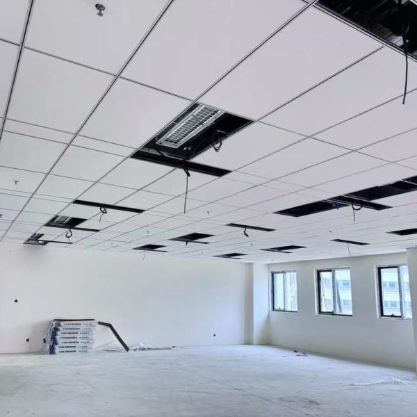 603x603mm 600x1200mm Mineral Fiber Ceiling Board / Durable Moistureproof Gypsum Mineral Wool Sheets Tiles