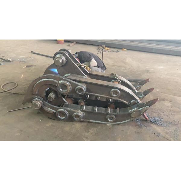CE Antiwear Mechanical Grab For Excavator ,  Jcb Liebherr Scrap Metal Grab