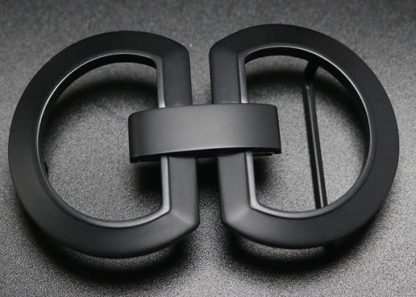 35MM Custom Black Plated Replacement Stainless Steel Belt Buckle Waist Accessory