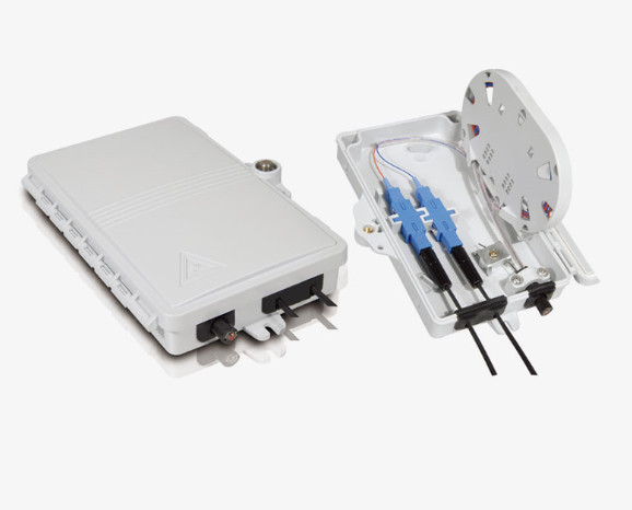 Protección ULTRAVIOLETA de la caja de distribución de la fibra óptica de 2 bases para el edificio de la red de FTTX