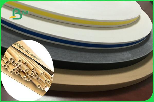 o papel de embalagem Rolls de 60gsm 120gsm Brown Para palhas 14mm 15mm FDA FSC aprovou