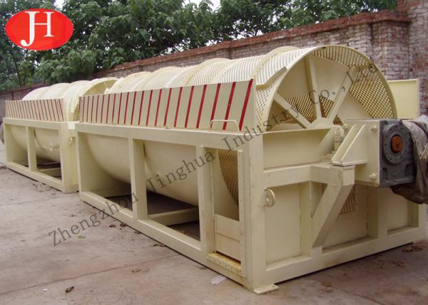 máquina de limpeza giratória 35t/H da batata doce de 18.5Kw Ss